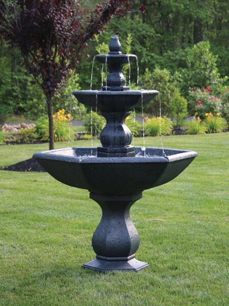 Boca Hexagon Three Tier Fountain 70.5" H